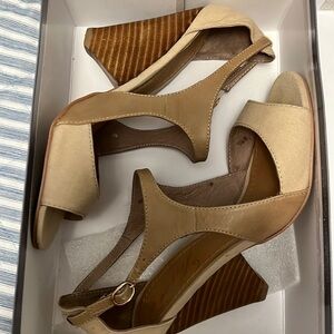 Envy (Anthropologie) canvas and leather heels